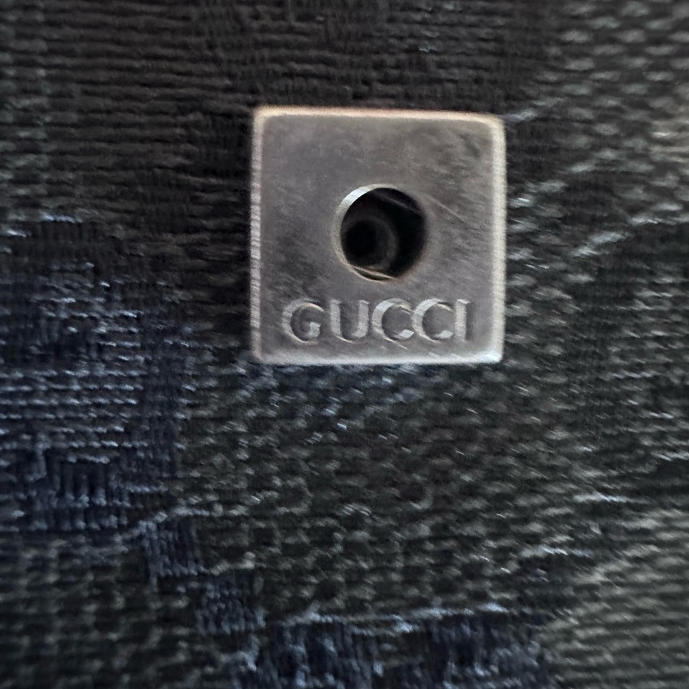 Gucci Black Mono Coated Bi-fold Wallet 4.5in x 4.5in - Picture 14 of 15